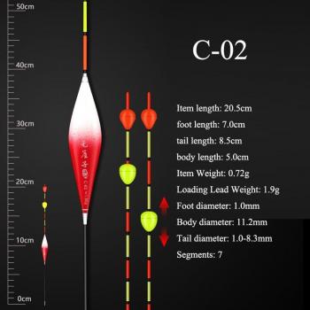 Color Gradual Change Fishing Float