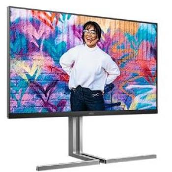 Monitor AOC Graphic Pro U32U3CV 31.5 LED Nano IPS UltraHD 4K HDR 400 USB-C, resolución 3840x2160, frecuencia de actualización de 60 Hz, altura regulable, alt