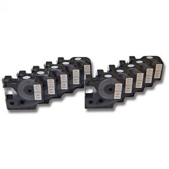 Vhbw 10x Nastro Etichettatrice 12mm per Dymo D1
