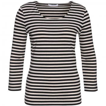 Boss Emmisa Damen-Shirt in Schwarz, M, Dreiviertelärmel – SKU 50316188