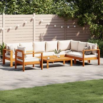 Sofás Acacia para Jardín con Cojines