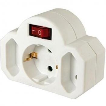 Hama 00108846 Universal Power Plug Adapter Type F in White