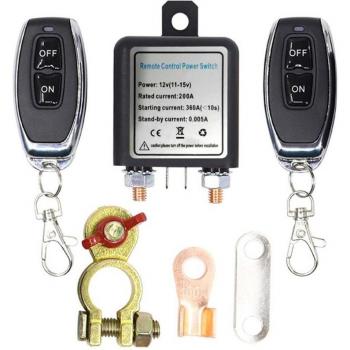Relè Batteria 12V Auto Master Wireless 2x Controllo