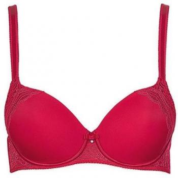 Lisca Women's Red Underwired T-Shirt Bra