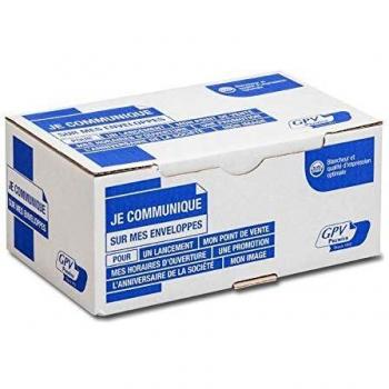 Enveloppes C6 blanches 500 enveloppes 90 g/m² GPV