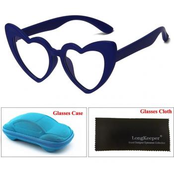 Gafas transparentes LongKeeper para luz azul con estuche