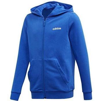 Adidas Sudadera YB E Lin FZ HD, Niños, Color Azul/Blanco, Talla 164