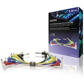 Sweex 6,35-mm-Audiokabel für Musikinstrumente und Mikrofone