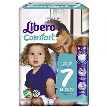 Libero comfort 7 pannolino per bambino 16-26 kg 21 pezzi