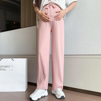 Pantalones de Embarazo FDFKLak Piernas Amplias y Cómodas