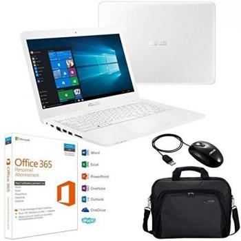 ASUS Notebook 14 L402NA – 4 Go RAM, Intel Celeron, Win10, 32 Go eMMC + Kit d’accessoires (sacoche, souris, Office 365)