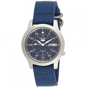 Seiko Herrenuhr 5Gent Analog Automat Textil SNK807K2