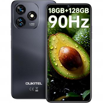 Smartphone OUKITEL C51, Android 13, 18 Go RAM, 128 Go ROM, Double SIM, Caméra 13MP + 5MP, Écran 6,8 HD+, 5150mAh, Noir