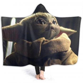 Manta con Capucha Yoda Suave 60x50in