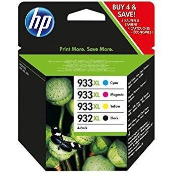 HP Pack 4 Cartouches d'encre 933 XL (Jaune)