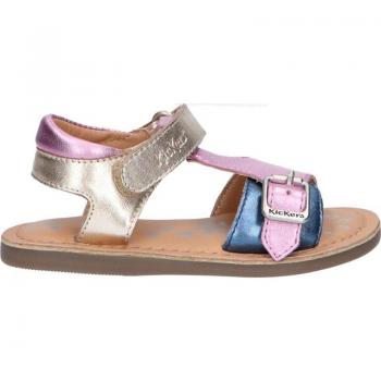 Sandalias beige y marine de la marca KICKERS, modelo DIAZZ con referencia 927302-10