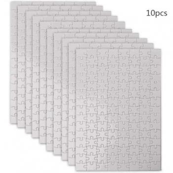 10 Pack DIY Sublimation Jigsaw Puzzles A4 A5 Blanks