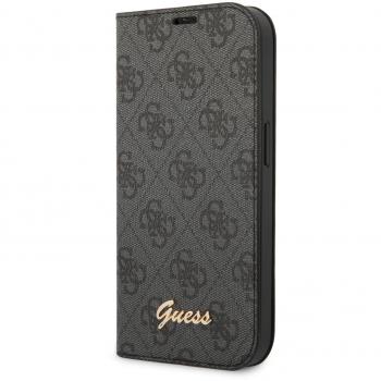 Coque à Rabat Guess 4G Métal Logo Or pour iPhone 14 Pro Max