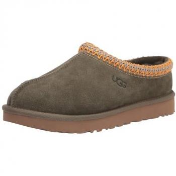 UGG Tasman Vert Femme Mocassins en Textile