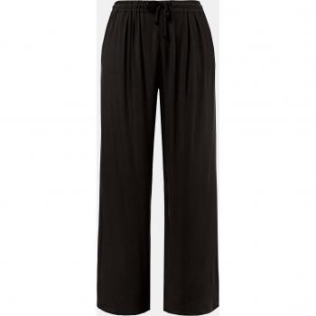 Women's Plus Size Viscose Crinkle Pants, Black, Size 24T/26T