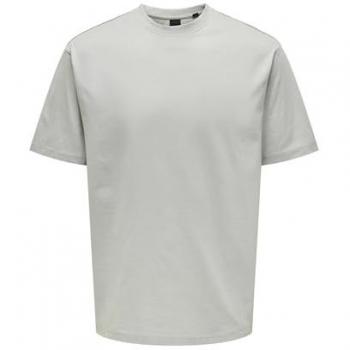 Camiseta Gris Claro Fred de Only & Sons