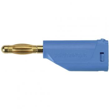 Schuetzinger 4mm Blue Pin Plug