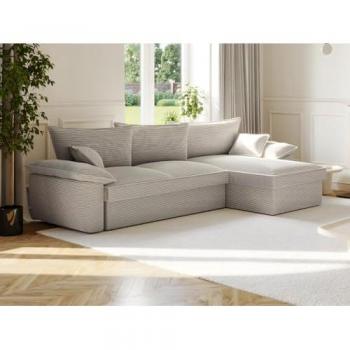 VENTE-UNIQUE Schlaffunktion Ecksofa
