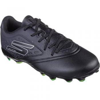 Skechers Razor 1.5 Jr Jugend Fußballschuhe Schwarz/Silber