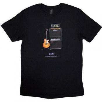 Oasis T‑Shirt Unisex “Maybe” con Stampa Chitarra Nera