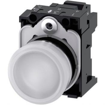 3SU1156 230V White LED Signaling Light – AA60 Variant