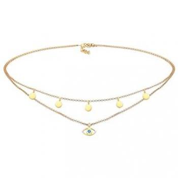 Elli Choker Evil Eye mit funkelnden Kristallen