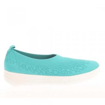 Fitflop Uberknit Slip-On Ballerinas für Damen Blau 37