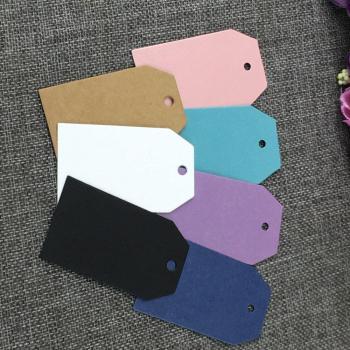 7x4cm Blank Paper Tags for Crafts