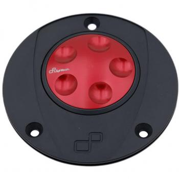 Tappo serbatoio a sgancio rapido Lightech TRN228 rosso per Ducati