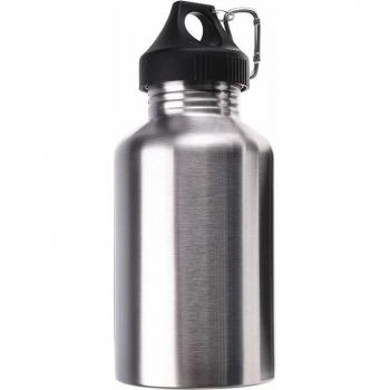 Silberne Sportflasche 2 Liter – Edelstahl‑Wasserbehälter für Camping & Radfahren