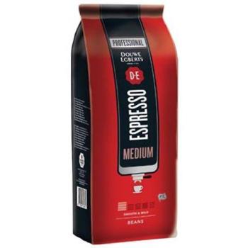Douwe Egberts Koffie, Espresso Medium, 1 kg Paktje