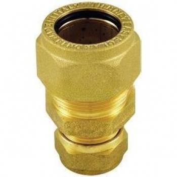 Racor Tubo Recto Doble Cobre + Acero Inoxidable DN 16 × 15 – EasySolar