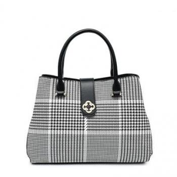 All‑Day Three‑Pockets Black Tote