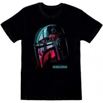Unisex T-Shirt mit Mandalorian Helm Design
