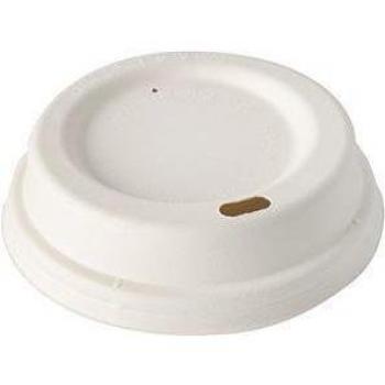 PAPSTAR Dom-Deckel Pure Zuckerrohr 8x2.5 cm 50 Stück