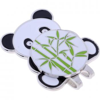 Legierungs Golf Panda Hut Clip mit abnehmbarem Magnet und Ballmarker
