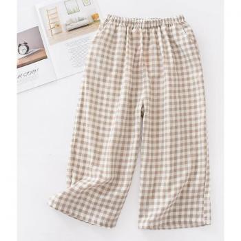 Pantalones Informales de Cuadros para Mujer