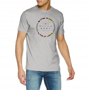 BILLABONG Spinning Tee SS T-Shirt Homme, Gris Chiné, FR : S (Taille Fabricant : S)