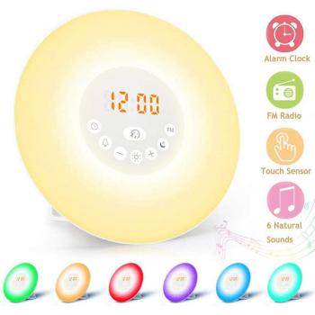 Luce Dimmerabile 7 LED per la Sveglia