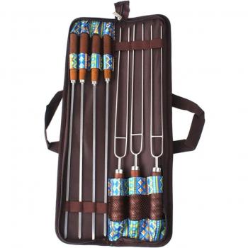 7-in-1 BBQ Needle Skewers for Outdoor Use