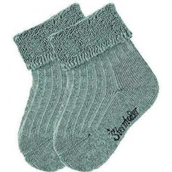 Unisex Baby‑Sokel Sterntaler – Silber, Größe 15/16