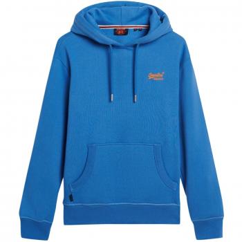 Superdry Sudadera Azul con Capucha y Logo para Hombre