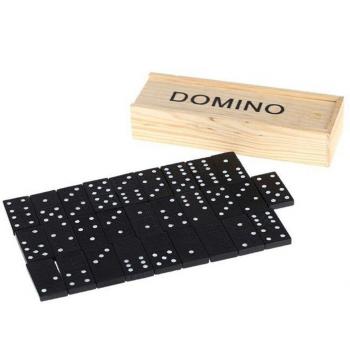 Wooden Domino Game with Wooden Box