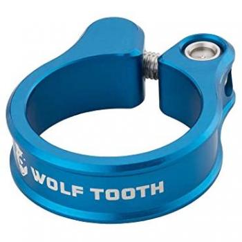 Wolf Tooth 34.9mm Blue Seatpost Clamp