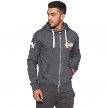 Suéter con cremallera Superdry Vintage Authentic Duo Ziphood, Azul, XXX-Large